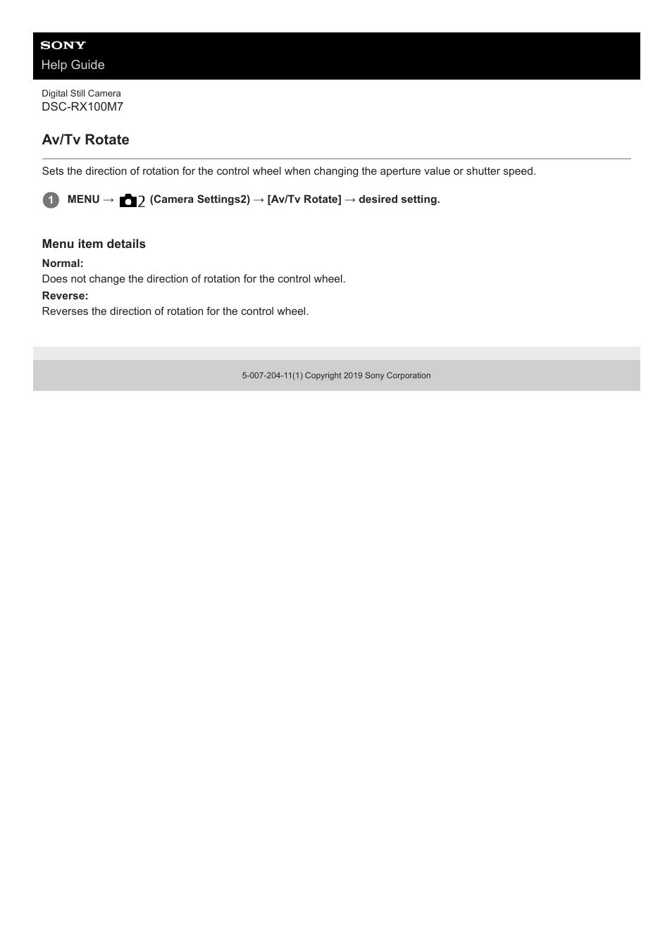 Av/tv rotate | Sony VENICE 4K Live Bundle with MultiDyne SilverBack Fiber-Optic Adapter User Manual | Page 286 / 634
