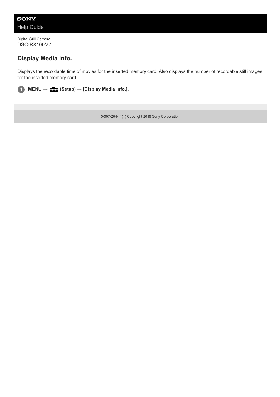 Display media info | Sony VENICE 4K Live Bundle with MultiDyne SilverBack Fiber-Optic Adapter User Manual | Page 308 / 634