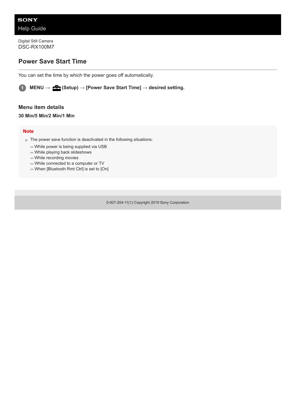 Power save start time | Sony VENICE 4K Live Bundle with MultiDyne SilverBack Fiber-Optic Adapter User Manual | Page 314 / 634