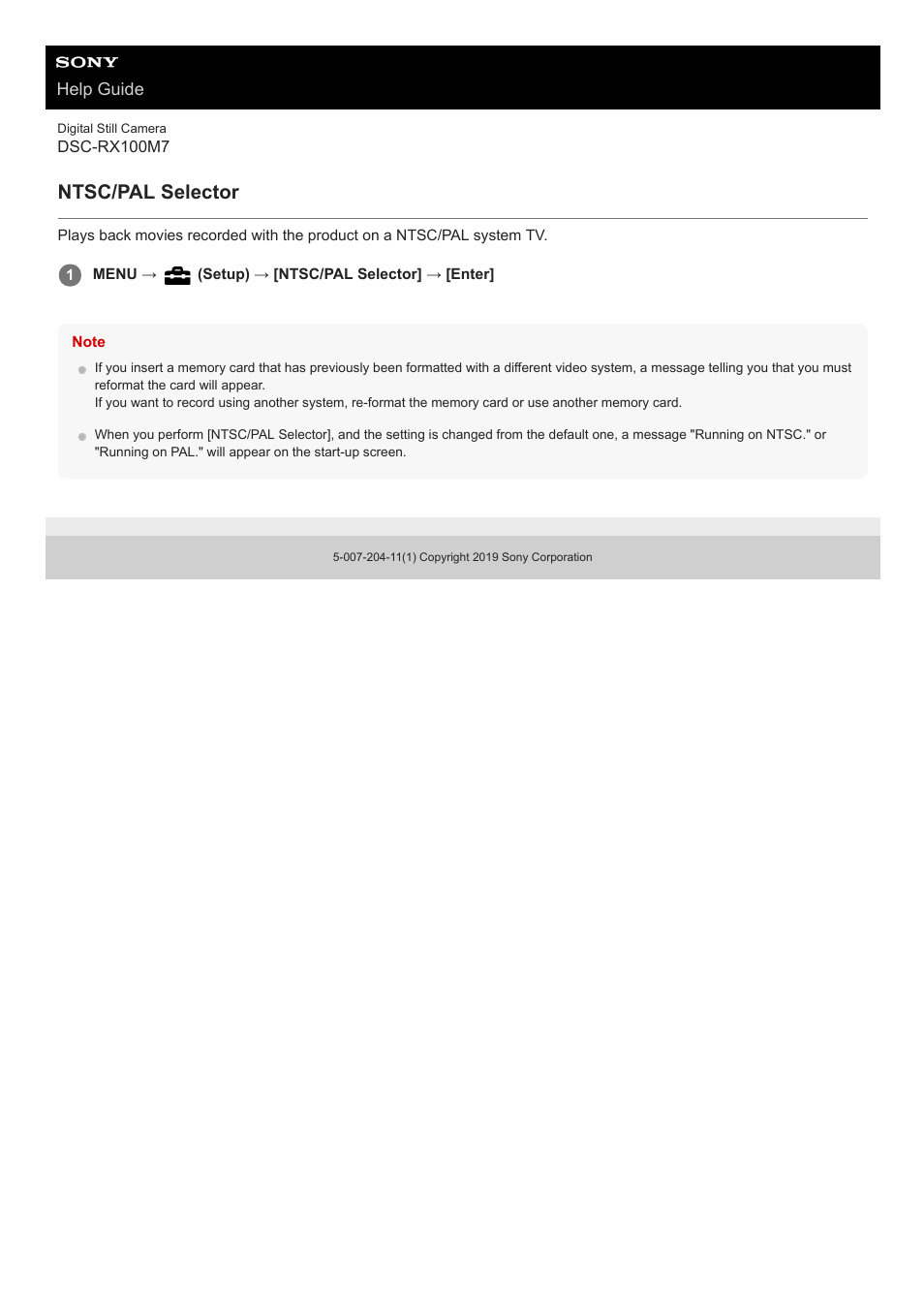 Ntsc/pal selector | Sony VENICE 4K Live Bundle with MultiDyne SilverBack Fiber-Optic Adapter User Manual | Page 316 / 634