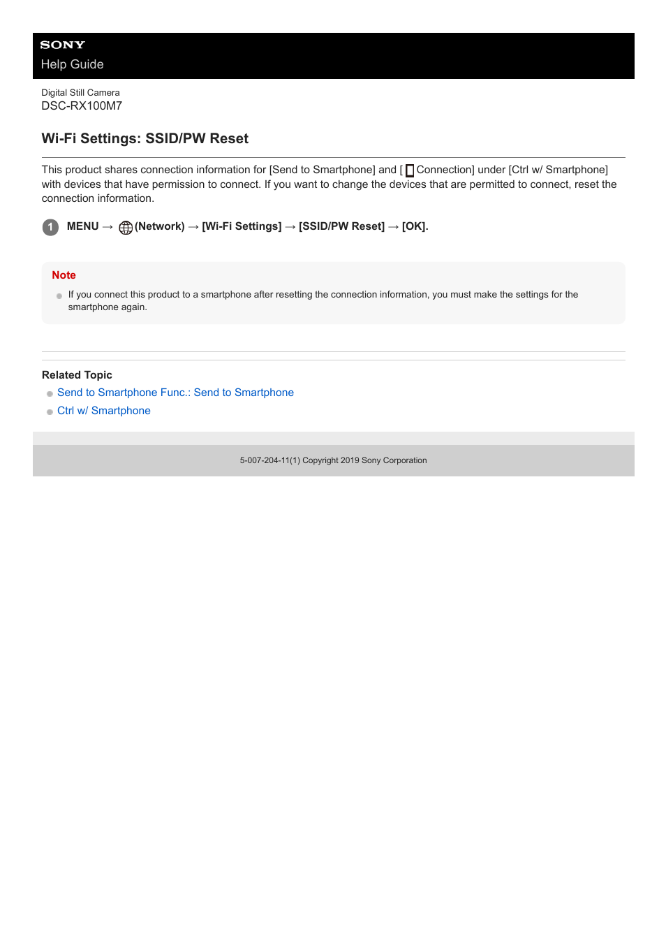 Wi-fi settings: ssid/pw reset | Sony VENICE 4K Live Bundle with MultiDyne SilverBack Fiber-Optic Adapter User Manual | Page 536 / 634