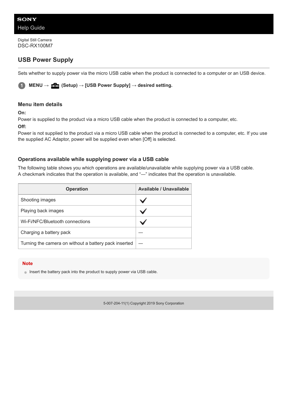 Usb power supply | Sony VENICE 4K Live Bundle with MultiDyne SilverBack Fiber-Optic Adapter User Manual | Page 595 / 634