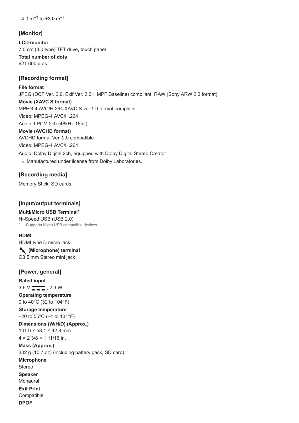Sony VENICE 4K Live Bundle with MultiDyne SilverBack Fiber-Optic Adapter User Manual | Page 627 / 634