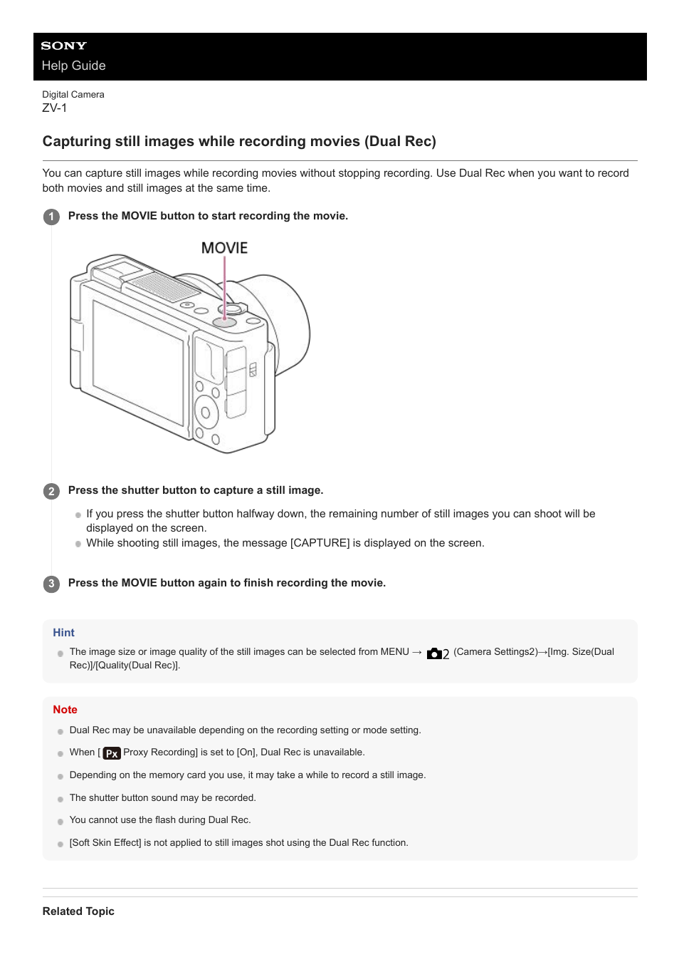 Help guide | Sony Airpeak S1 Professional Drone User Manual | Page 191 / 555