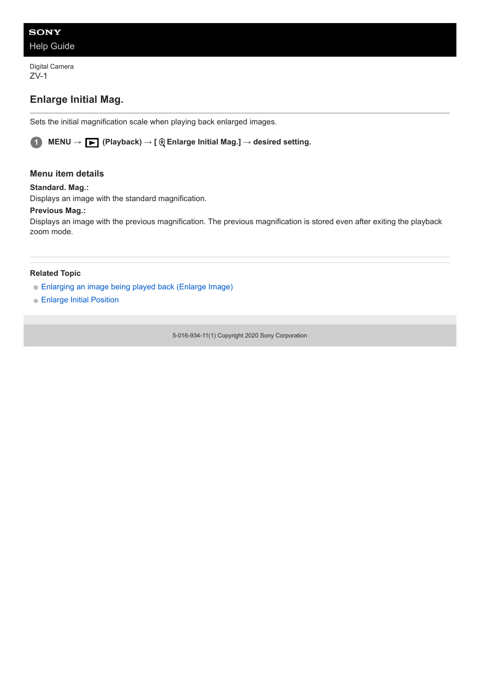 Enlarge initial mag | Sony Airpeak S1 Professional Drone User Manual | Page 225 / 555