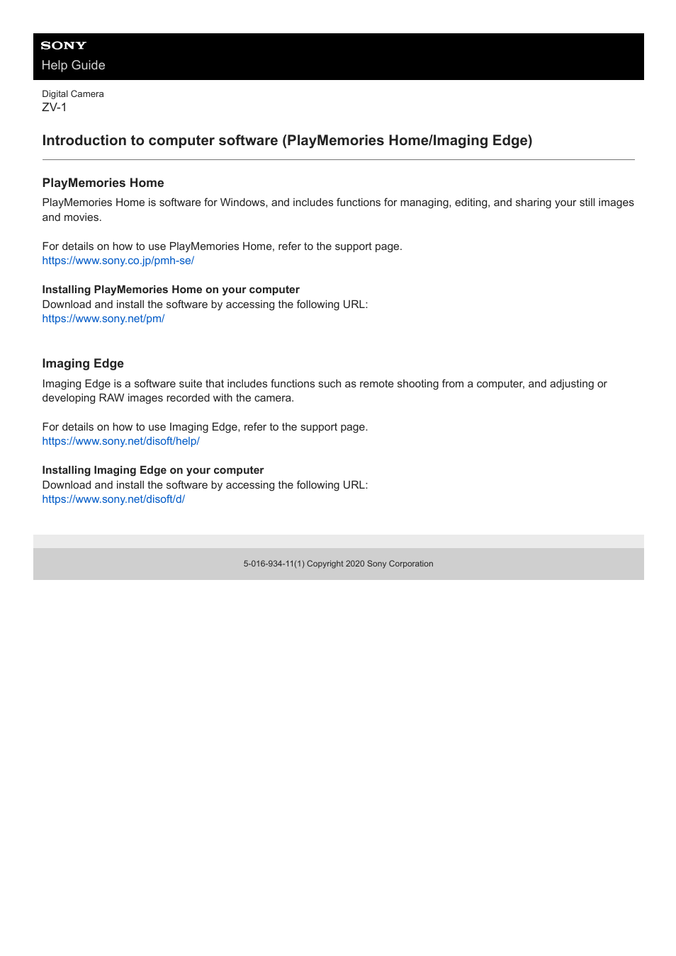 Sony Airpeak S1 Professional Drone User Manual | Page 322 / 555