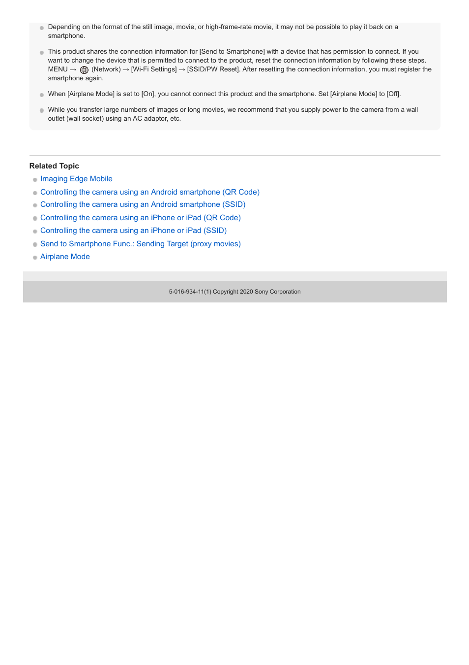 Sony Airpeak S1 Professional Drone User Manual | Page 452 / 555