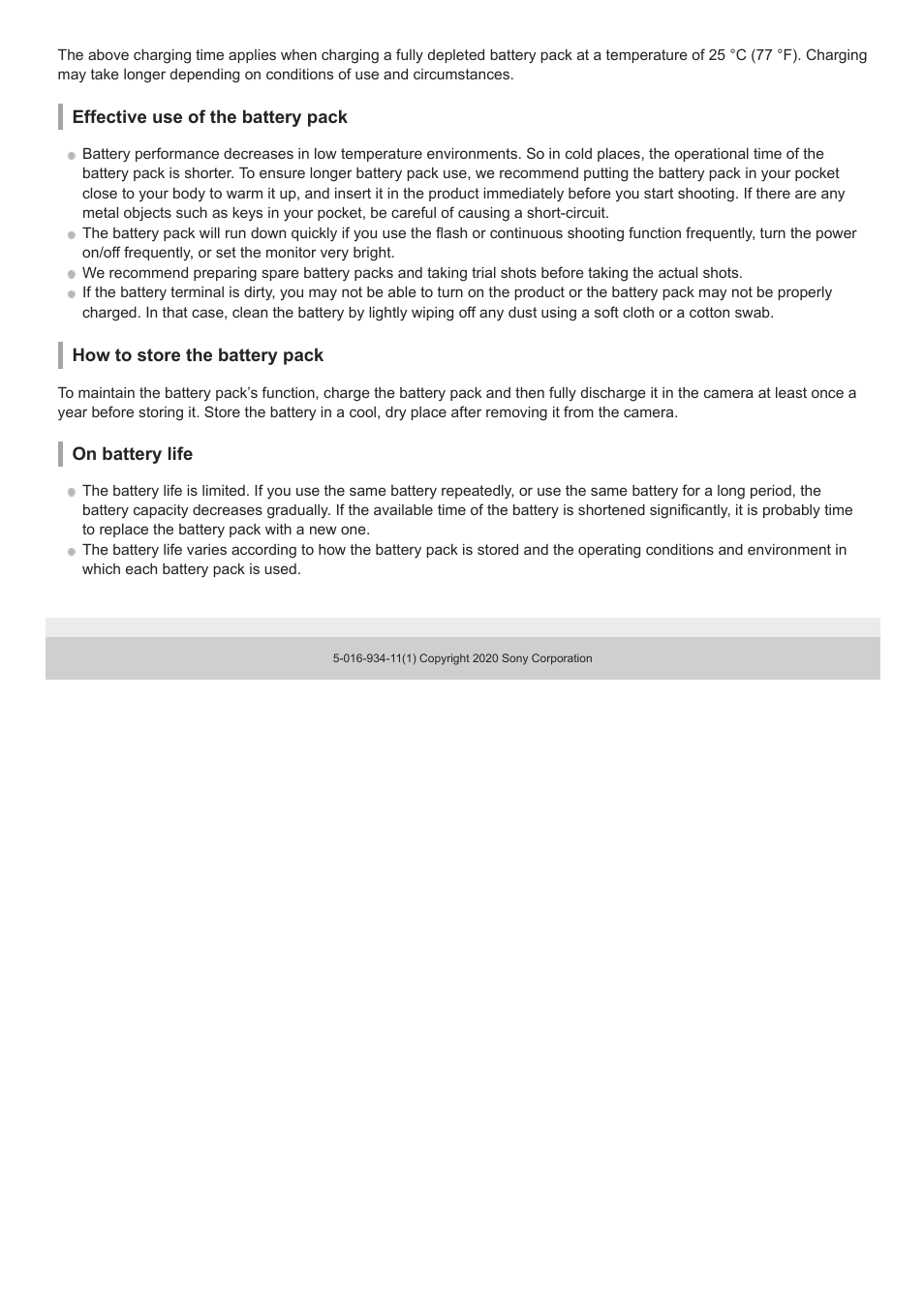 Sony Airpeak S1 Professional Drone User Manual | Page 48 / 555