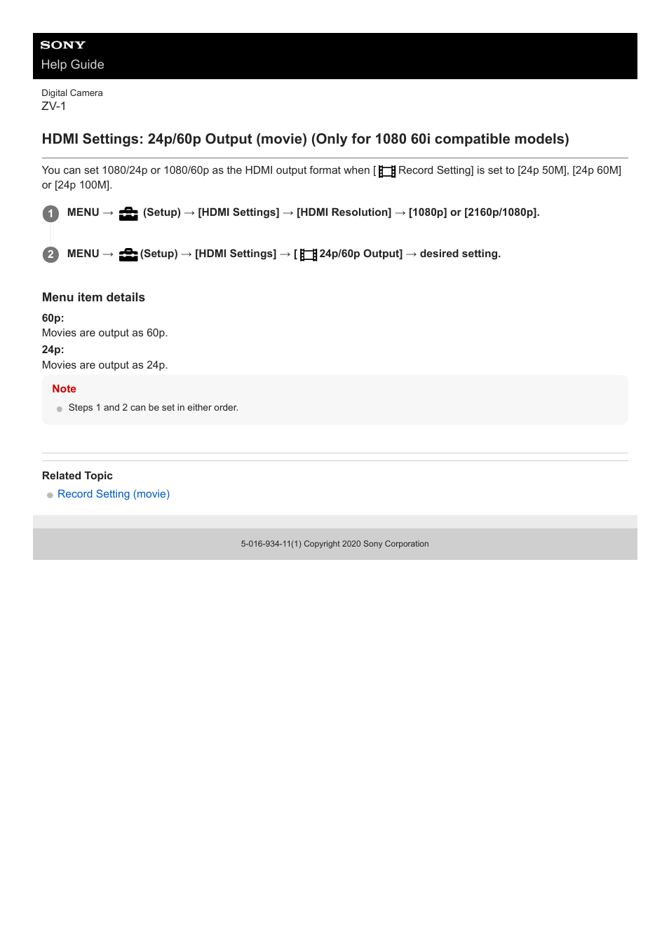 Sony Airpeak S1 Professional Drone User Manual | Page 508 / 555