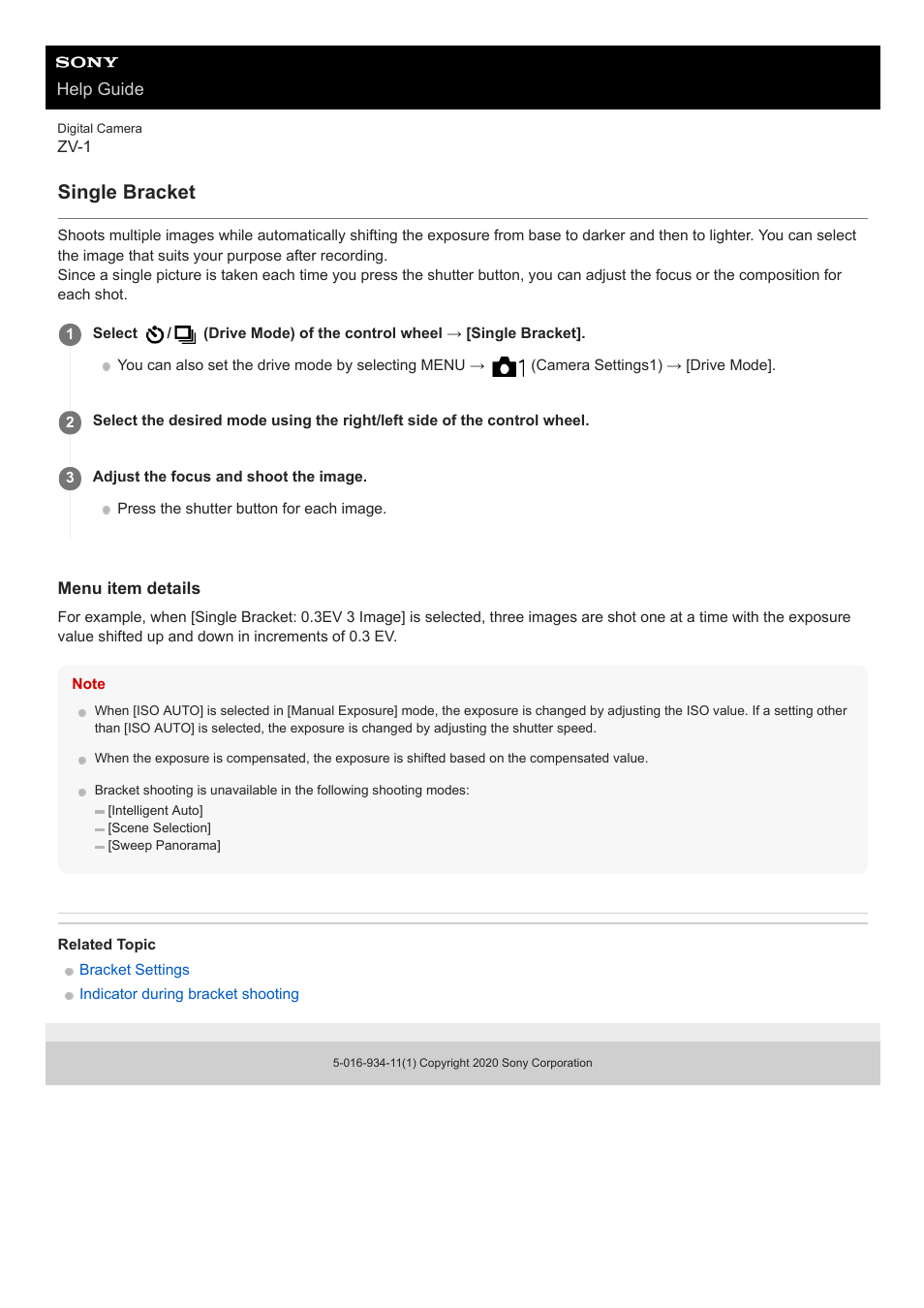 Single bracket | Sony Airpeak S1 Professional Drone User Manual | Page 92 / 555