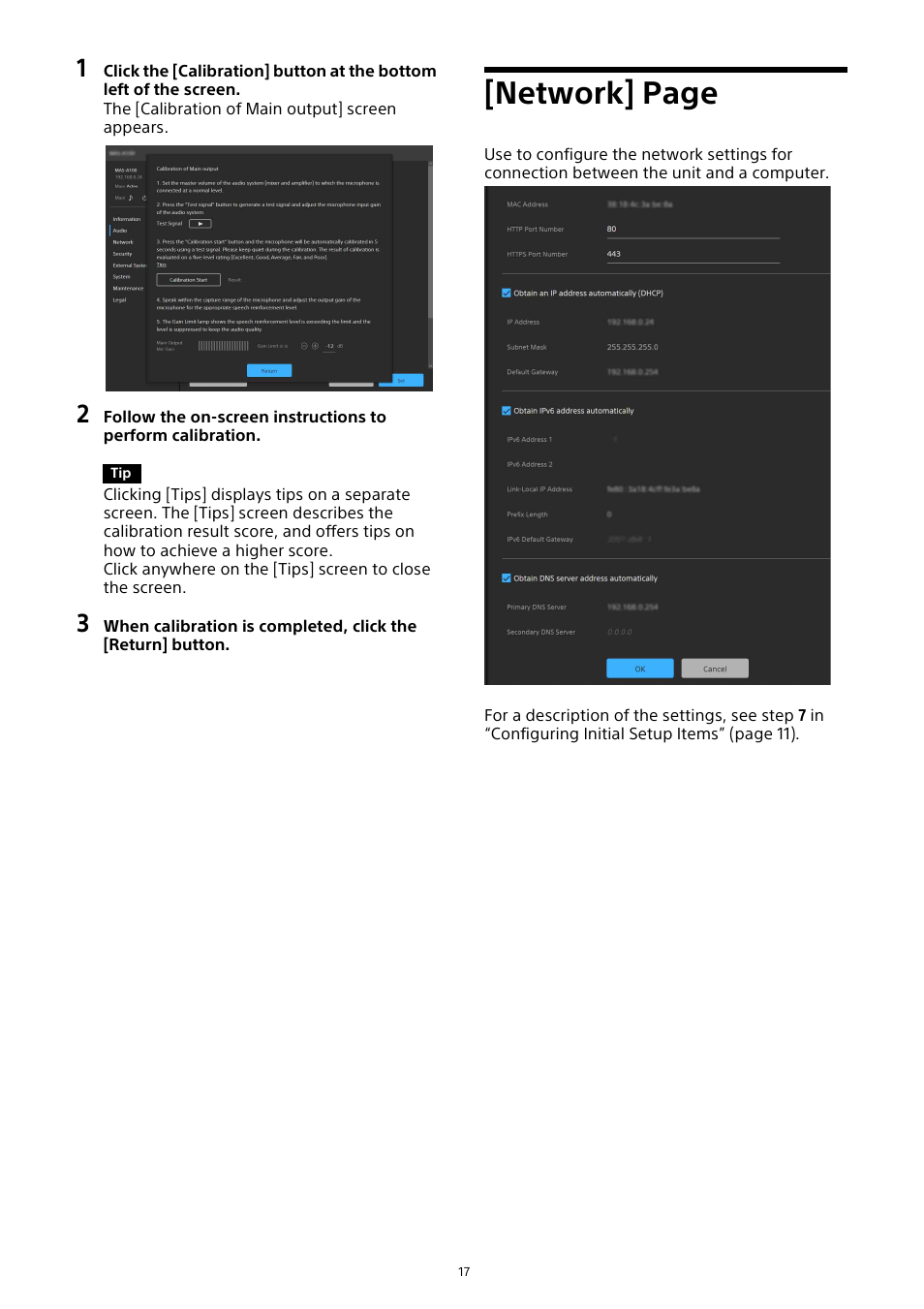 Network] page | Sony HVL-F20M External Flash User Manual | Page 17 / 33