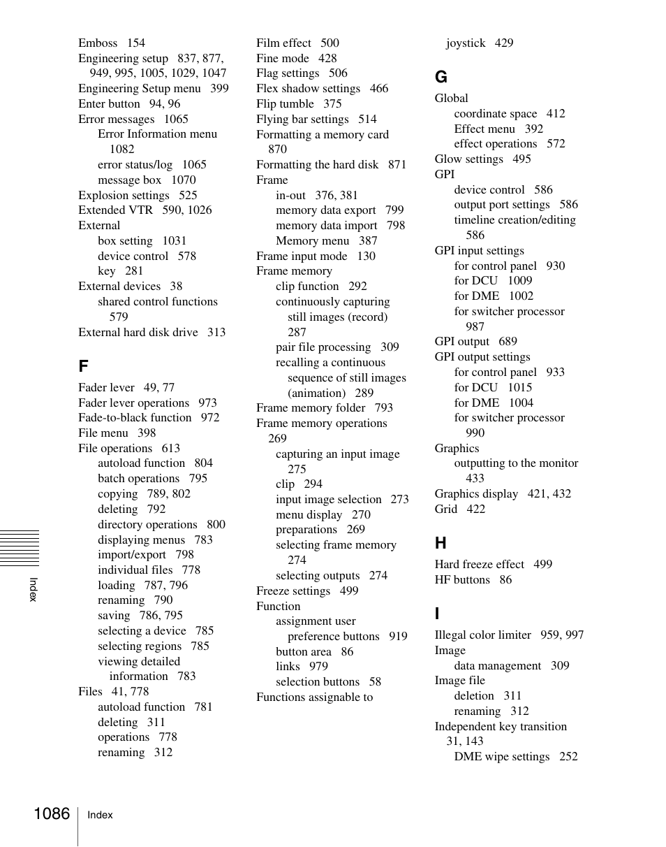 Sony Multi Interface Shoe Adapter User Manual | Page 1086 / 1094