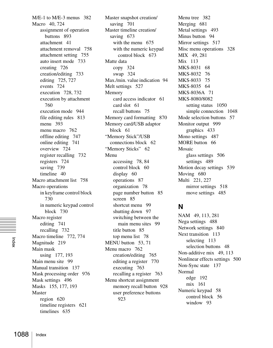 Sony Multi Interface Shoe Adapter User Manual | Page 1088 / 1094