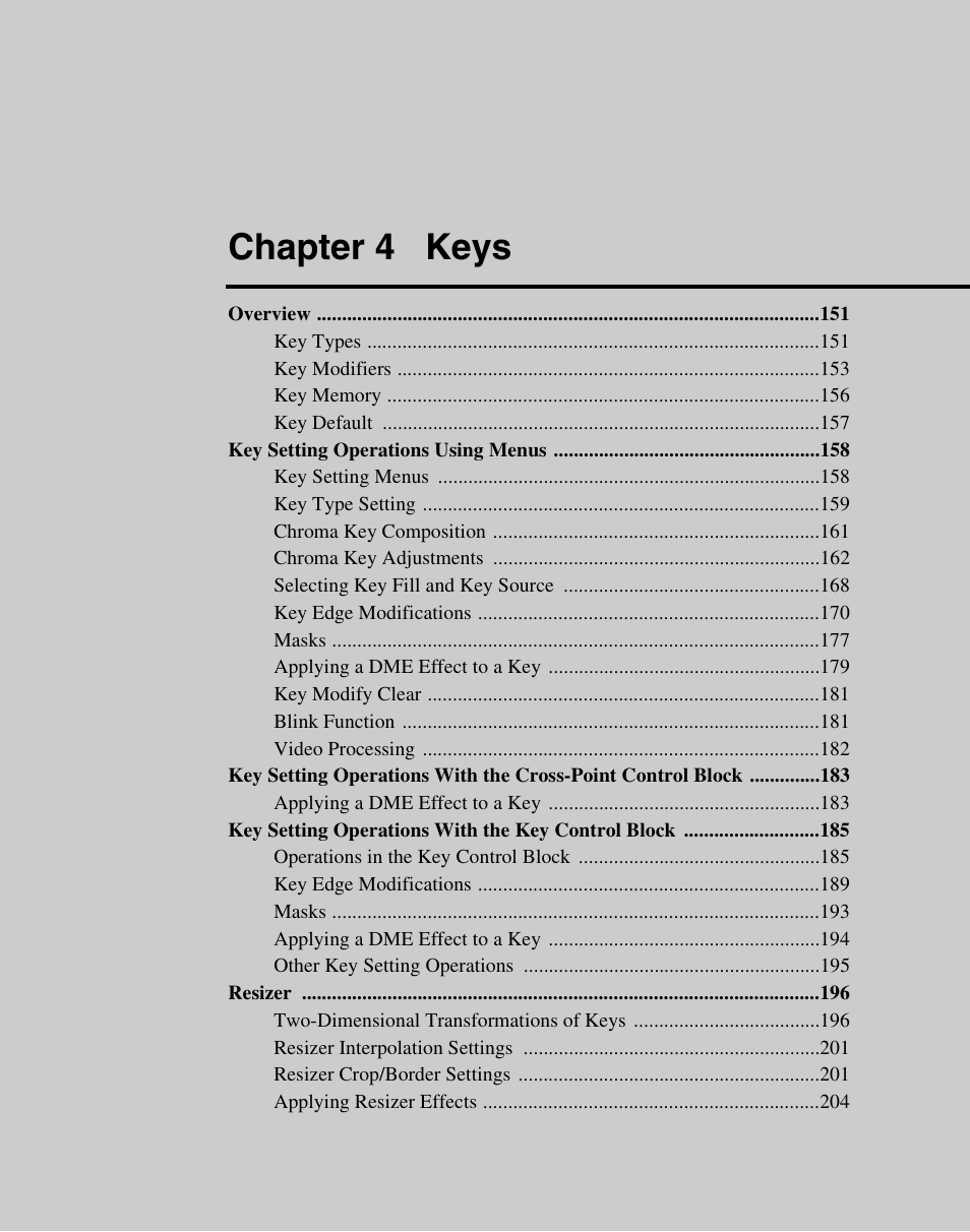 Chapter 4 keys | Sony Multi Interface Shoe Adapter User Manual | Page 149 / 1094