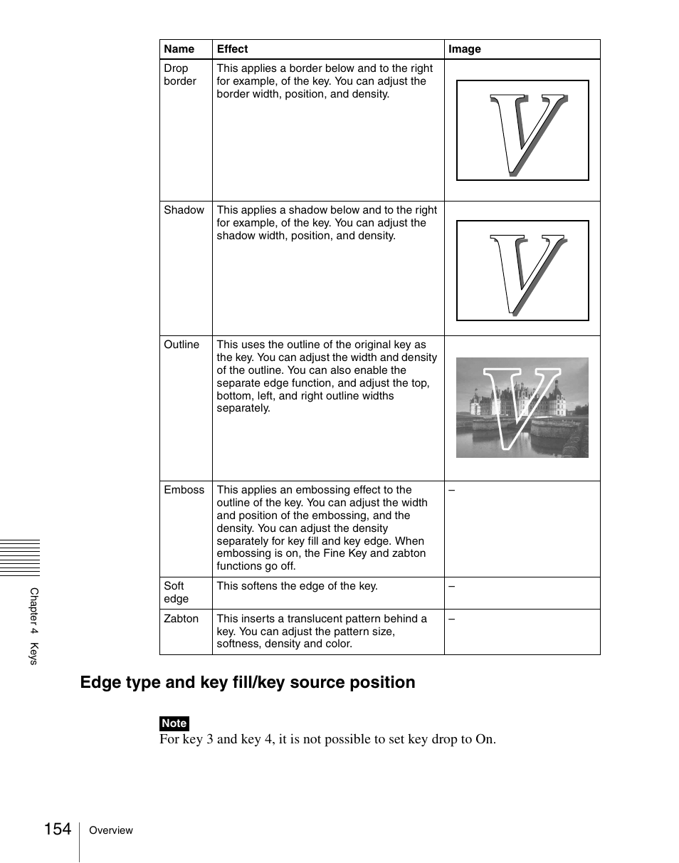 Edge type and key fill/key source position | Sony Multi Interface Shoe Adapter User Manual | Page 154 / 1094