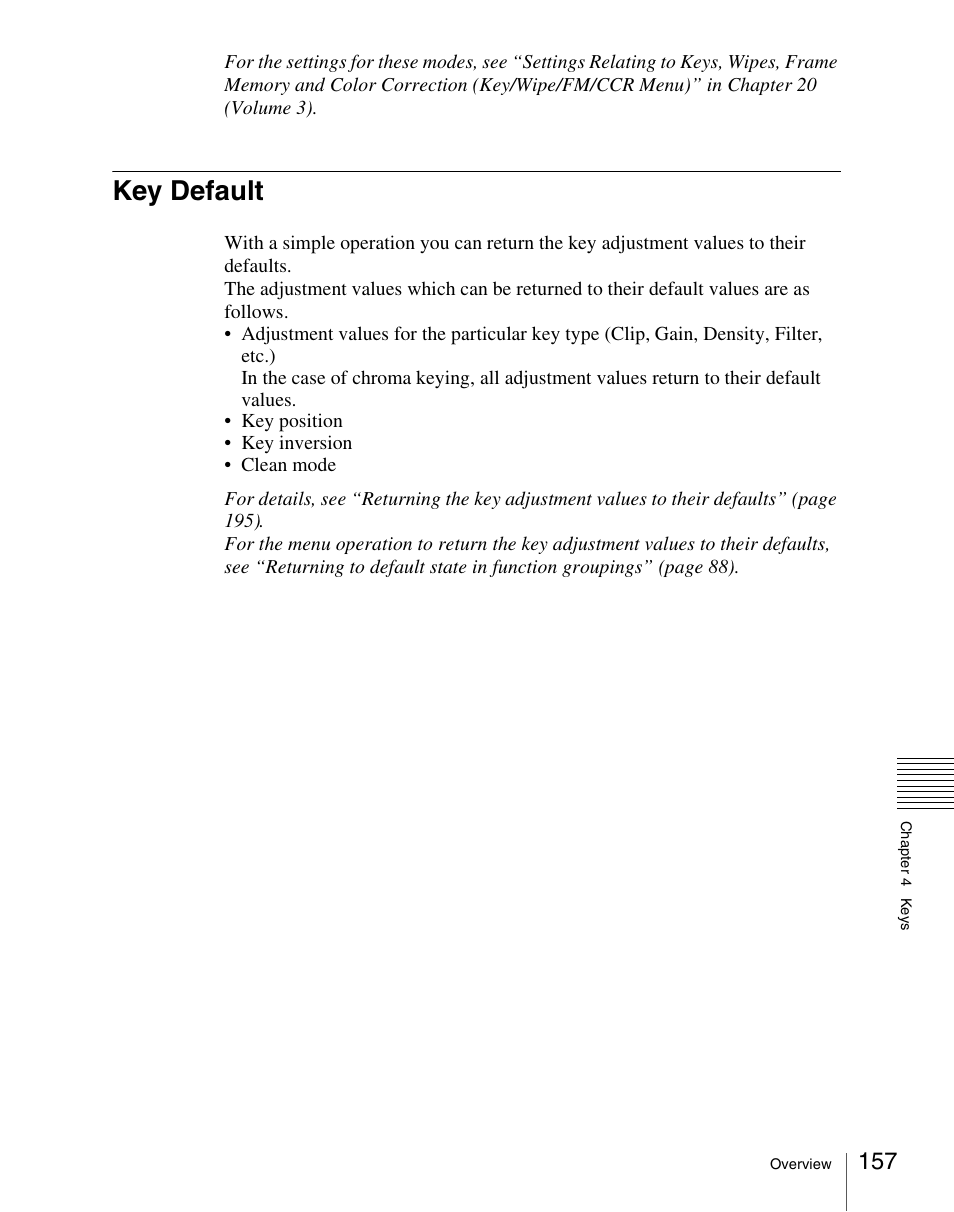 Key default | Sony Multi Interface Shoe Adapter User Manual | Page 157 / 1094