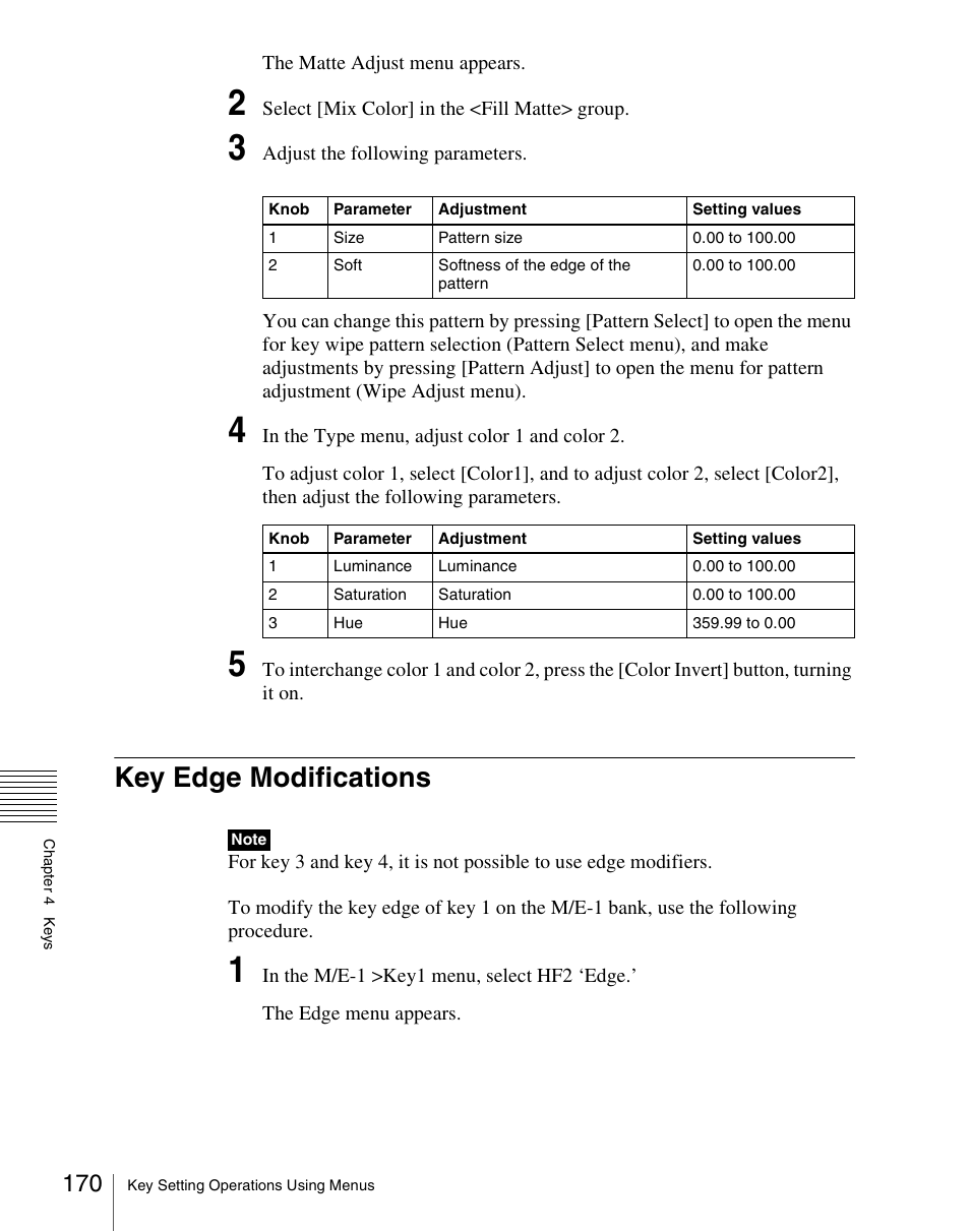 Key edge modifications, Es 170 an | Sony Multi Interface Shoe Adapter User Manual | Page 170 / 1094