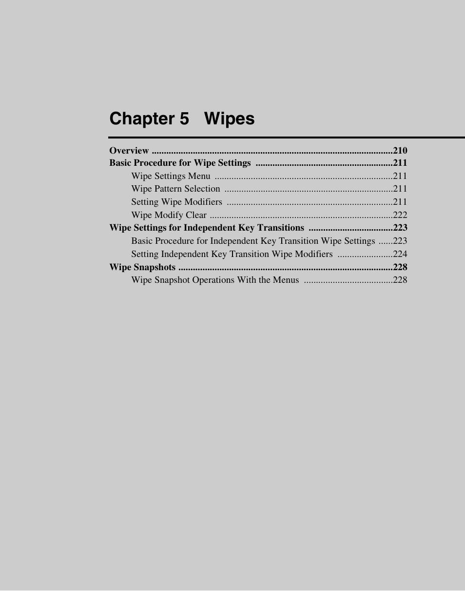 Chapter 5 wipes | Sony Multi Interface Shoe Adapter User Manual | Page 209 / 1094