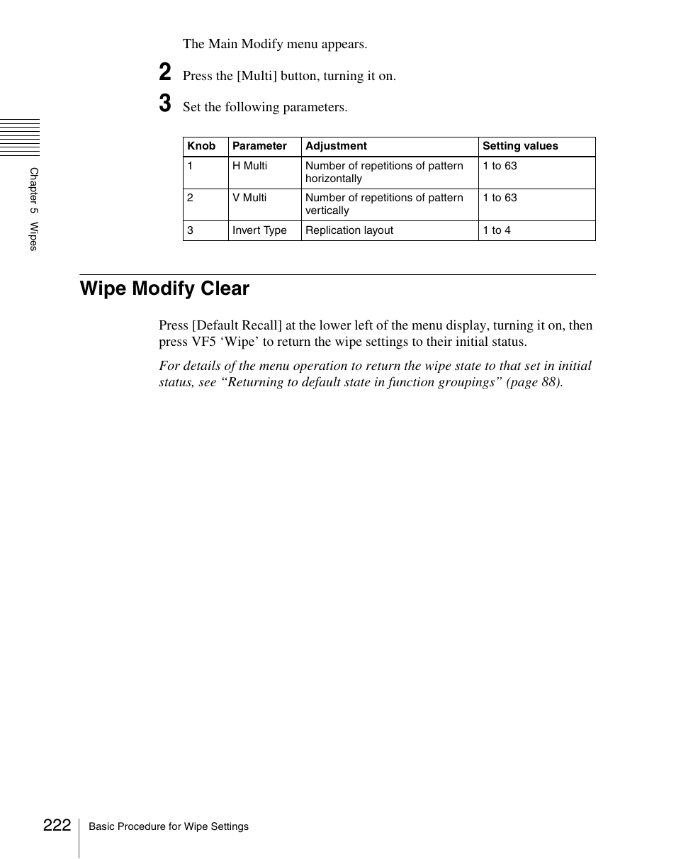 Wipe modify clear | Sony Multi Interface Shoe Adapter User Manual | Page 222 / 1094