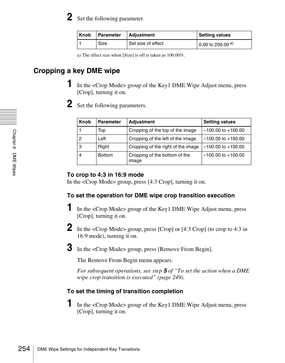 Cropping a key dme wipe | Sony Multi Interface Shoe Adapter User Manual | Page 254 / 1094