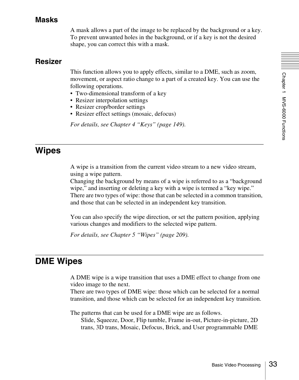 Wipes, Dme wipes, Wipes dme wipes | Masks, Resizer | Sony Multi Interface Shoe Adapter User Manual | Page 33 / 1094