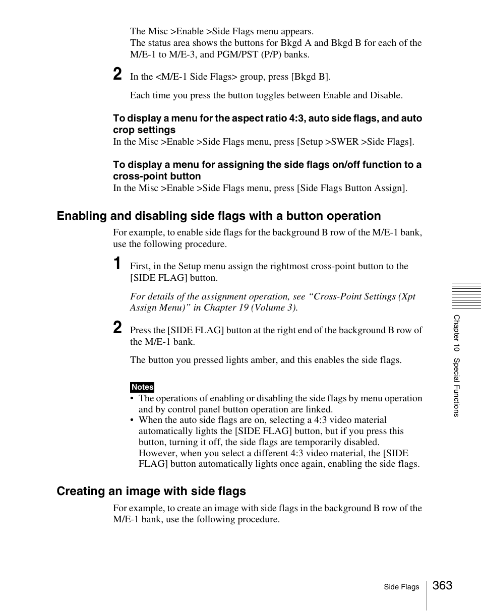 Creating an image with side flags | Sony Multi Interface Shoe Adapter User Manual | Page 363 / 1094