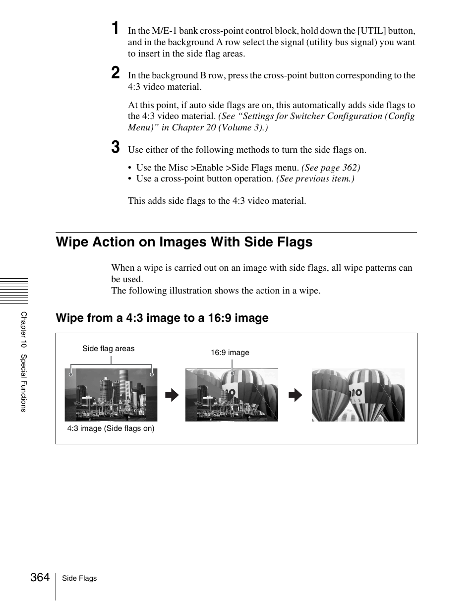 Wipe action on images with side flags | Sony Multi Interface Shoe Adapter User Manual | Page 364 / 1094