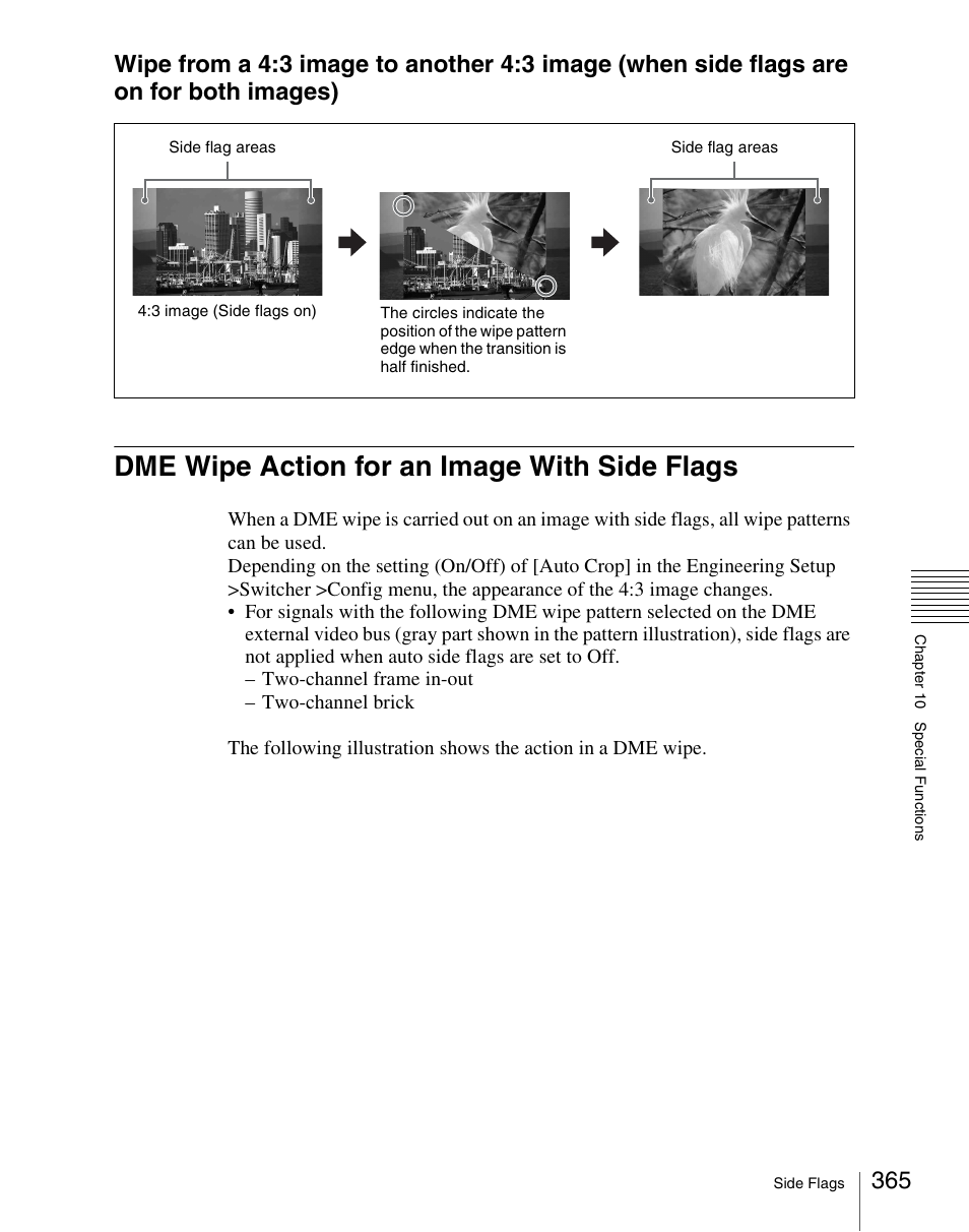 Dme wipe action for an image with side flags | Sony Multi Interface Shoe Adapter User Manual | Page 365 / 1094