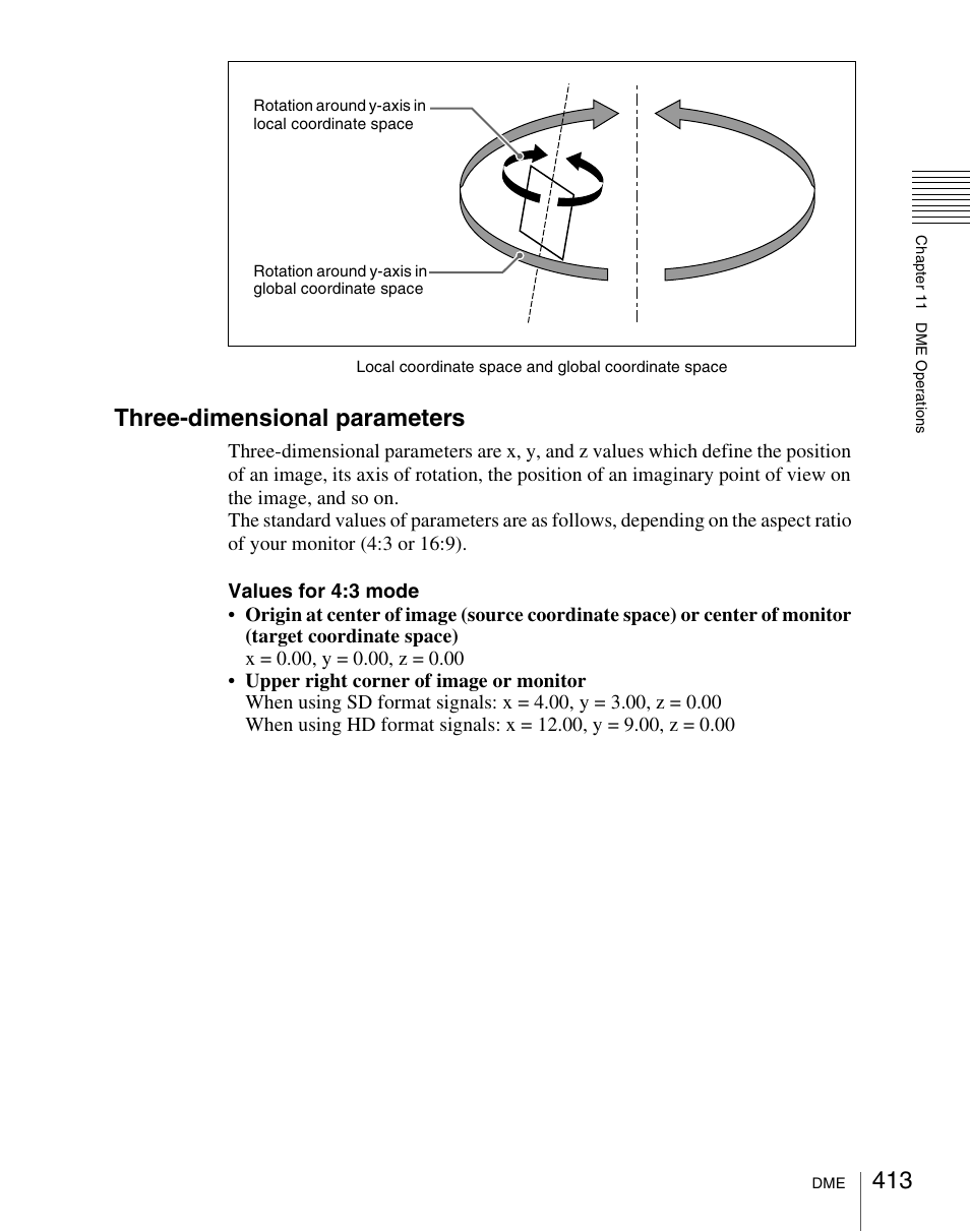 Three-dimensional parameters | Sony Multi Interface Shoe Adapter User Manual | Page 413 / 1094