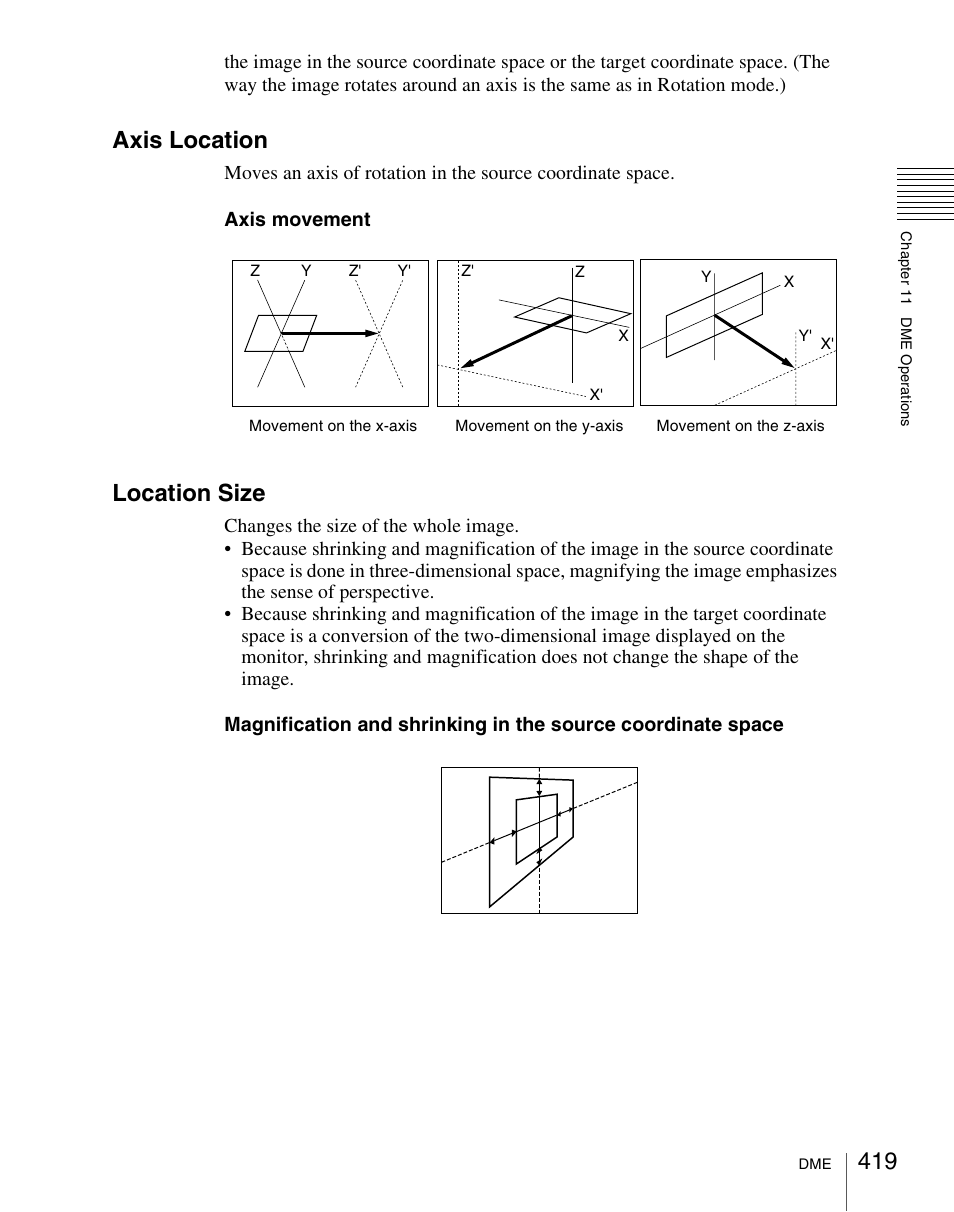 Axis location, Location size | Sony Multi Interface Shoe Adapter User Manual | Page 419 / 1094