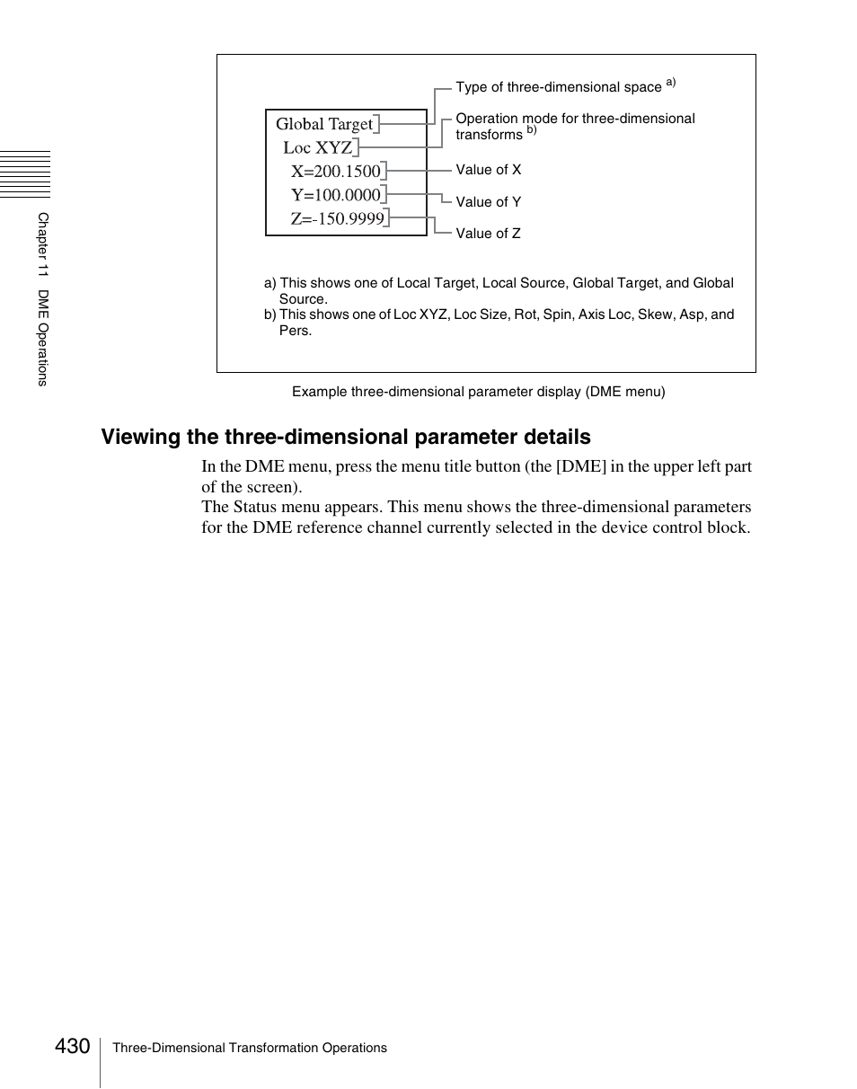 Viewing the three-dimensional parameter details | Sony Multi Interface Shoe Adapter User Manual | Page 430 / 1094