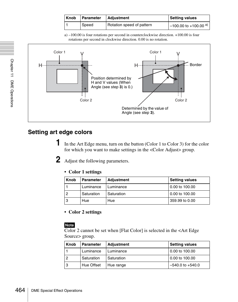 At the bo, Setting art edge colors | Sony Multi Interface Shoe Adapter User Manual | Page 464 / 1094