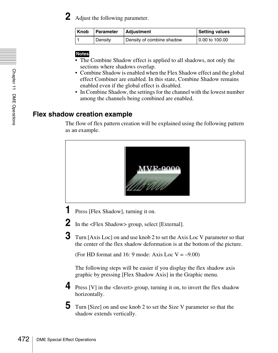 Flex shadow creation example | Sony Multi Interface Shoe Adapter User Manual | Page 472 / 1094