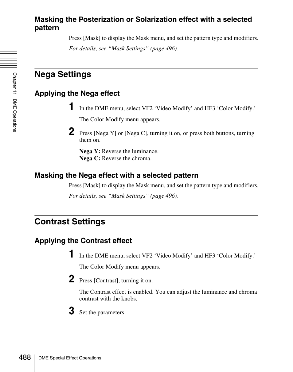 Nega settings, Contrast settings, Nega settings contrast settings | Sony Multi Interface Shoe Adapter User Manual | Page 488 / 1094