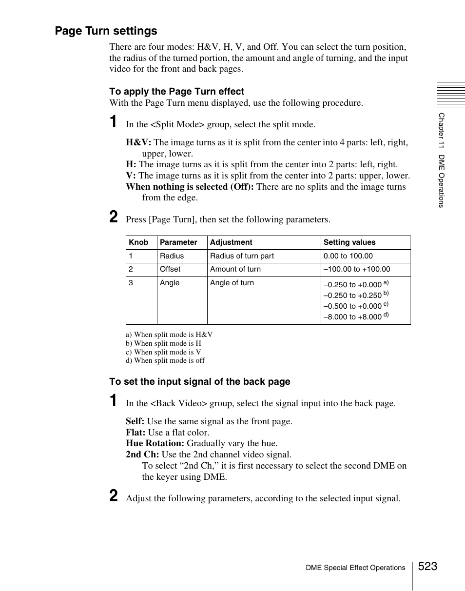 Page turn settings | Sony Multi Interface Shoe Adapter User Manual | Page 523 / 1094