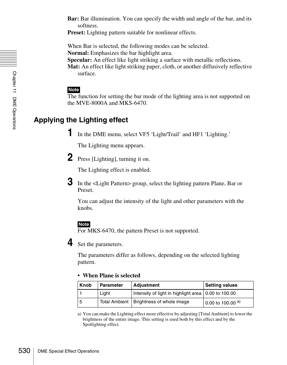 Applying the lighting effect | Sony Multi Interface Shoe Adapter User Manual | Page 530 / 1094