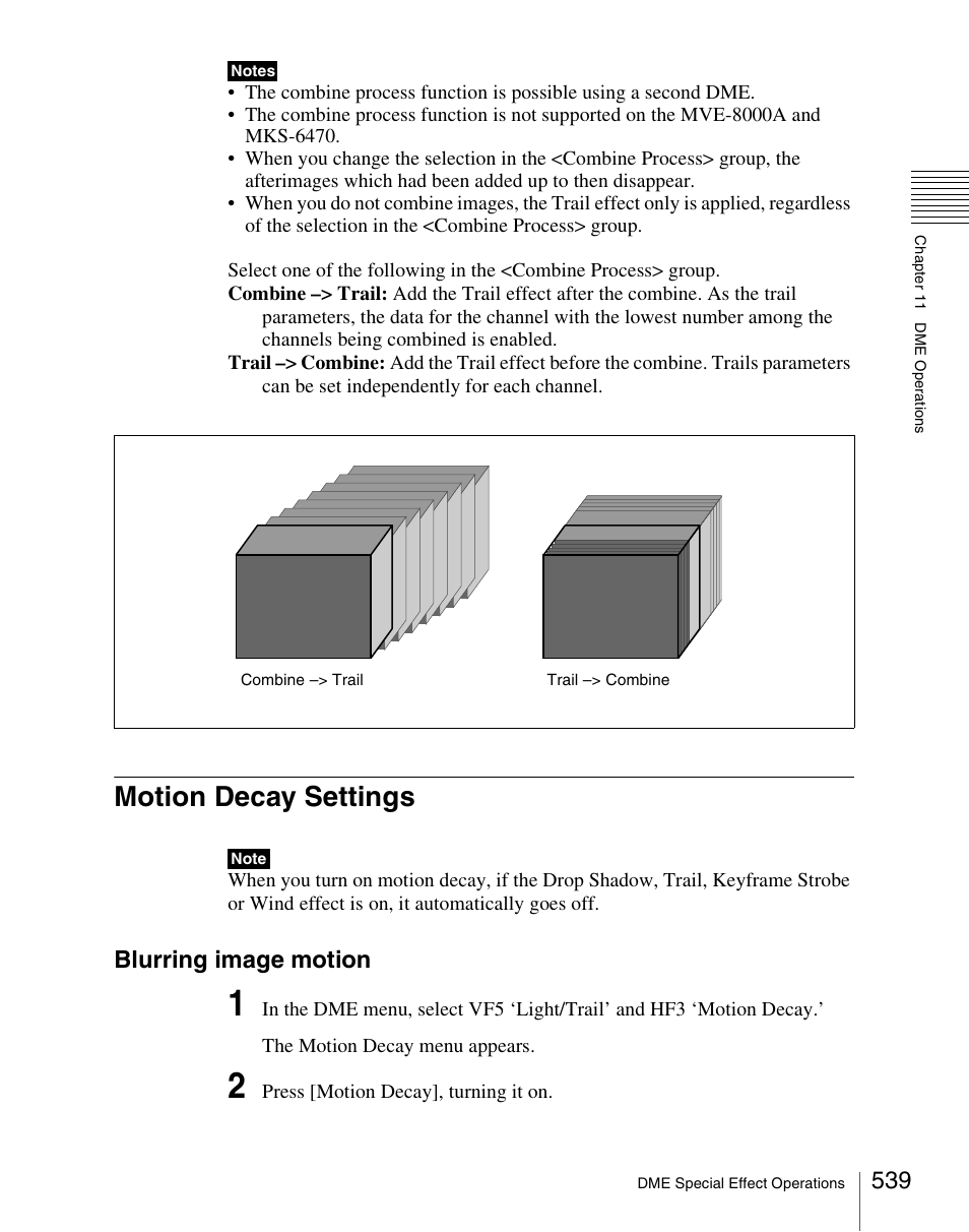 Motion decay settings, Blurring image motion | Sony Multi Interface Shoe Adapter User Manual | Page 539 / 1094