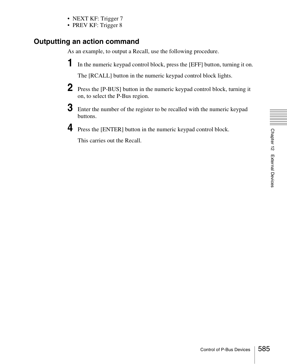 Outputting an action command | Sony Multi Interface Shoe Adapter User Manual | Page 585 / 1094