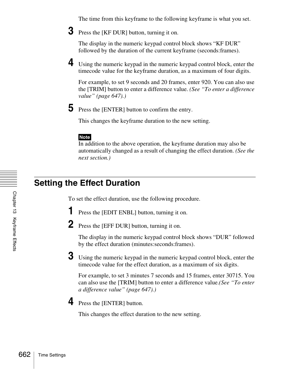 Setting the effect duration | Sony Multi Interface Shoe Adapter User Manual | Page 662 / 1094