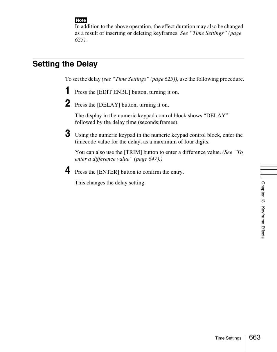 Setting the delay | Sony Multi Interface Shoe Adapter User Manual | Page 663 / 1094