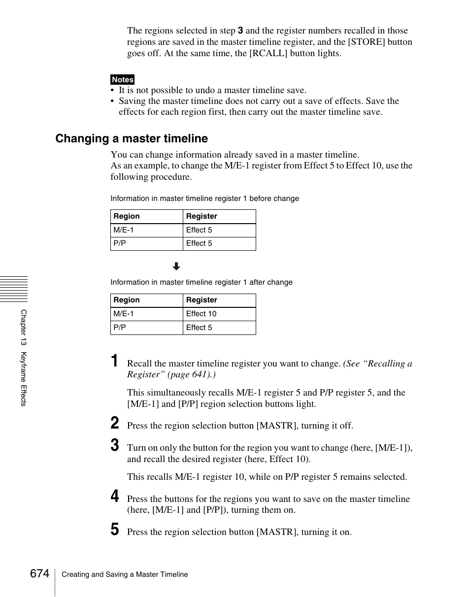 Changing a master timeline | Sony Multi Interface Shoe Adapter User Manual | Page 674 / 1094