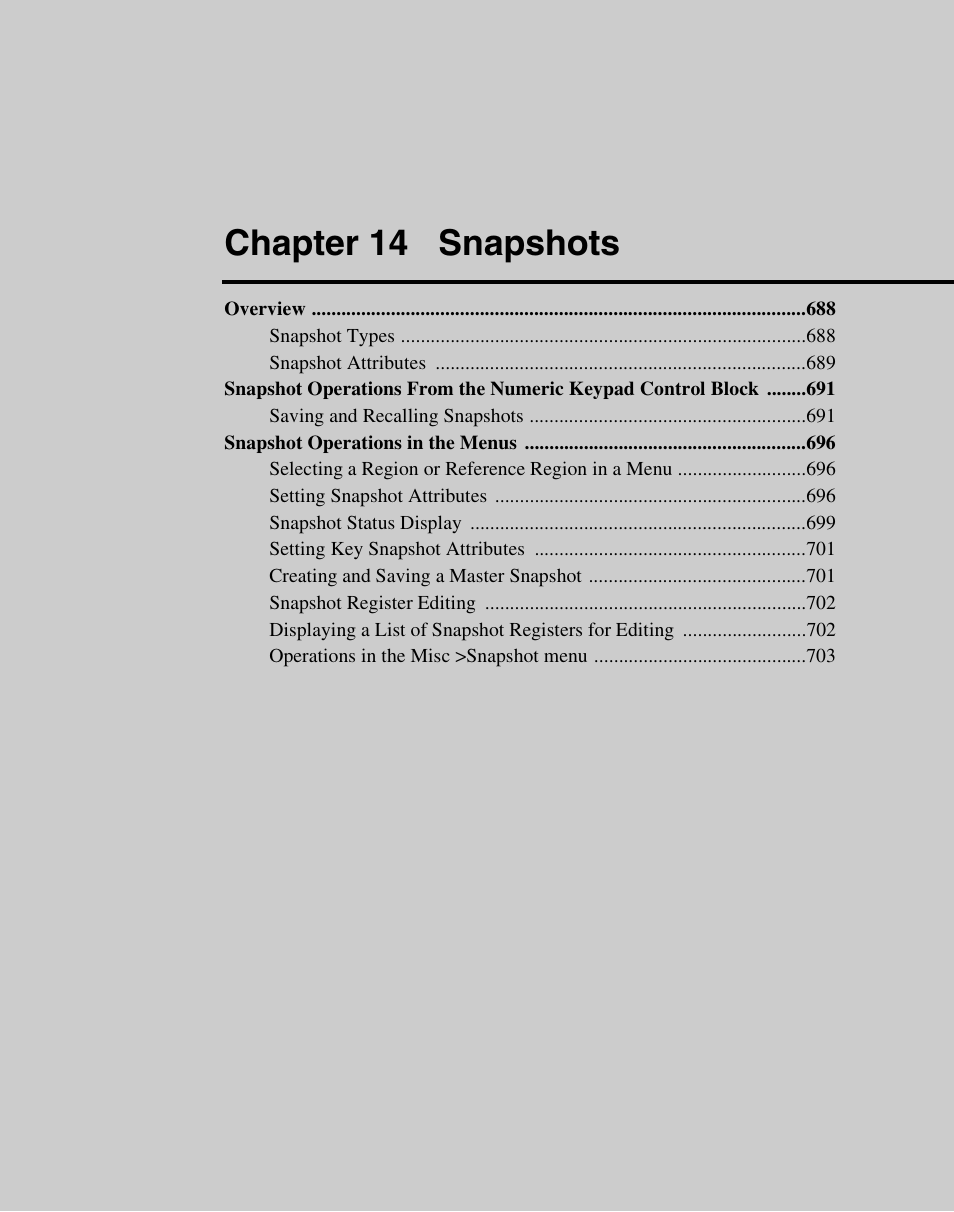 Chapter 14 snapshots | Sony Multi Interface Shoe Adapter User Manual | Page 687 / 1094