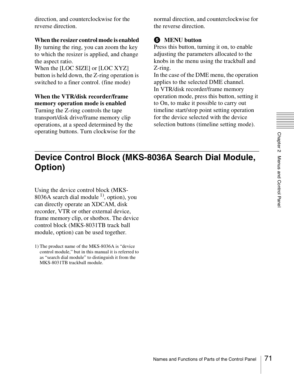 Sony Multi Interface Shoe Adapter User Manual | Page 71 / 1094