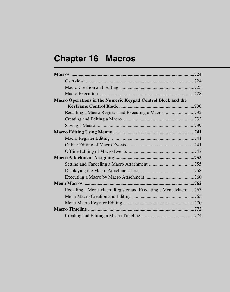 Chapter 16 macros | Sony Multi Interface Shoe Adapter User Manual | Page 723 / 1094