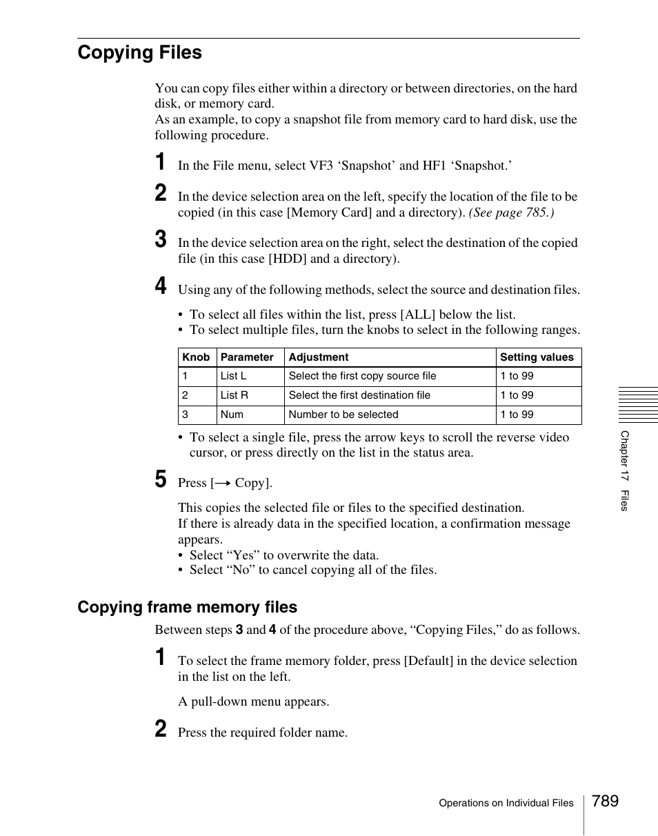 Copying files | Sony Multi Interface Shoe Adapter User Manual | Page 789 / 1094