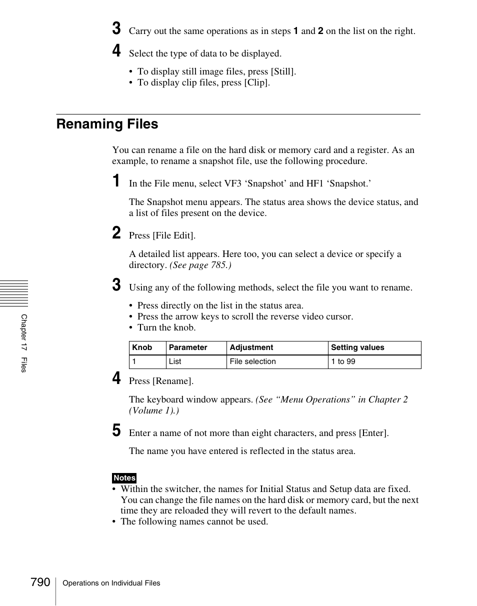 Renaming files | Sony Multi Interface Shoe Adapter User Manual | Page 790 / 1094