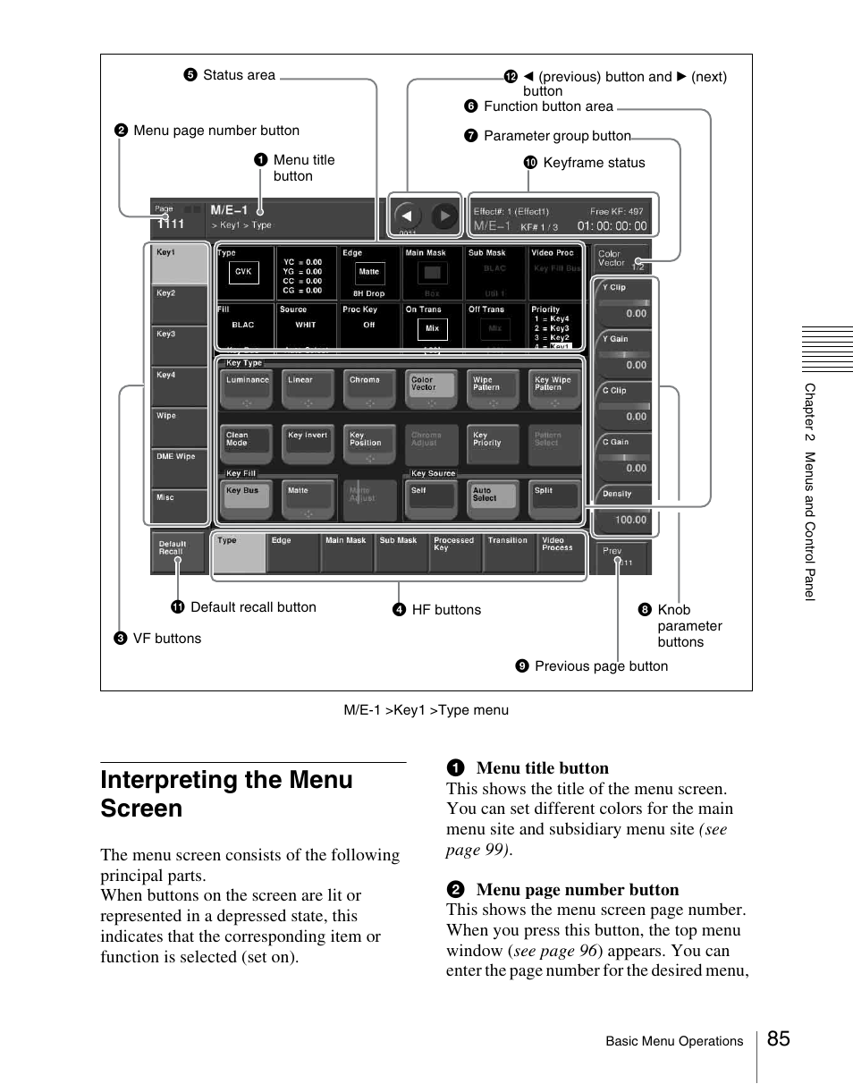 Interpreting the menu screen | Sony Multi Interface Shoe Adapter User Manual | Page 85 / 1094