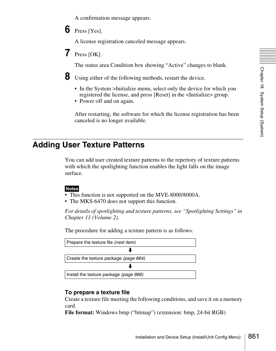 Adding user texture patterns | Sony Multi Interface Shoe Adapter User Manual | Page 861 / 1094