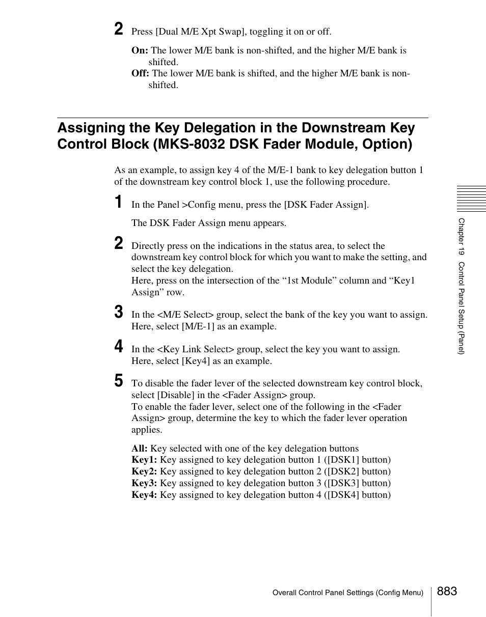 Mks-8032 dsk fader module, option) | Sony Multi Interface Shoe Adapter User Manual | Page 883 / 1094