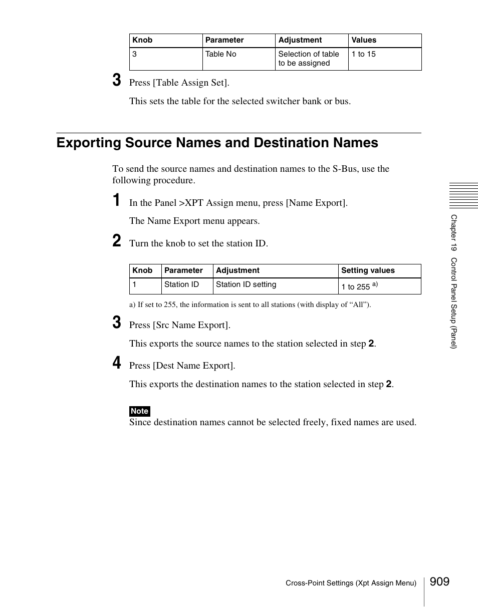 Exporting source names and destination names | Sony Multi Interface Shoe Adapter User Manual | Page 909 / 1094